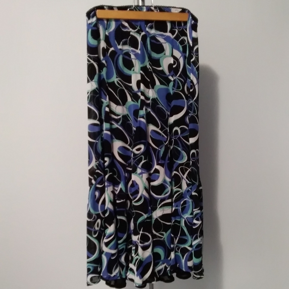 Flowy Bias Cut Y2K Chiffon Skirt - Picture 6 of 10